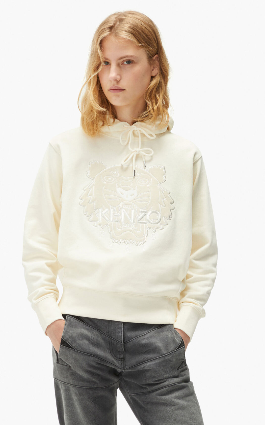 Sudaderas Con Capucha Kenzo The Invierno Capsule Tiger Mujer Blancas - SKU.3036314